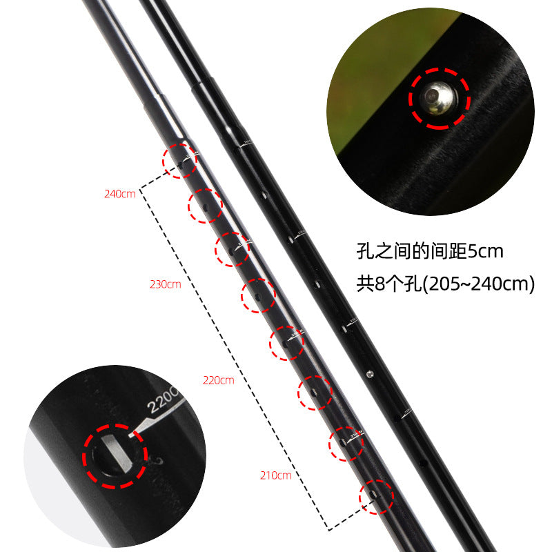 キャンプ用スライドポール